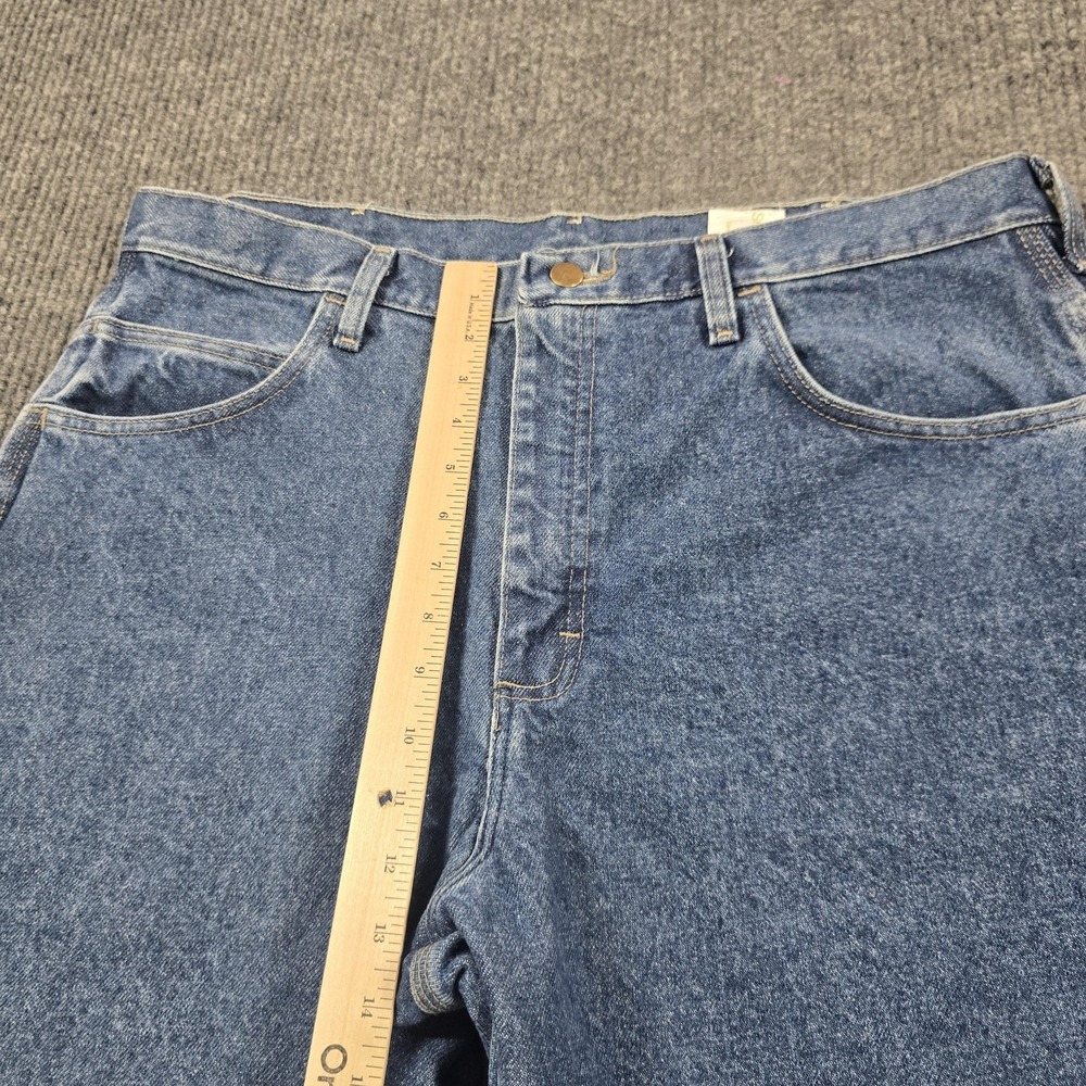 Bulwark FR Jeans Mens 38x30 Blue Straight Relaxed Flame-Resistant Denim 36x29 - Picture 8 of 12